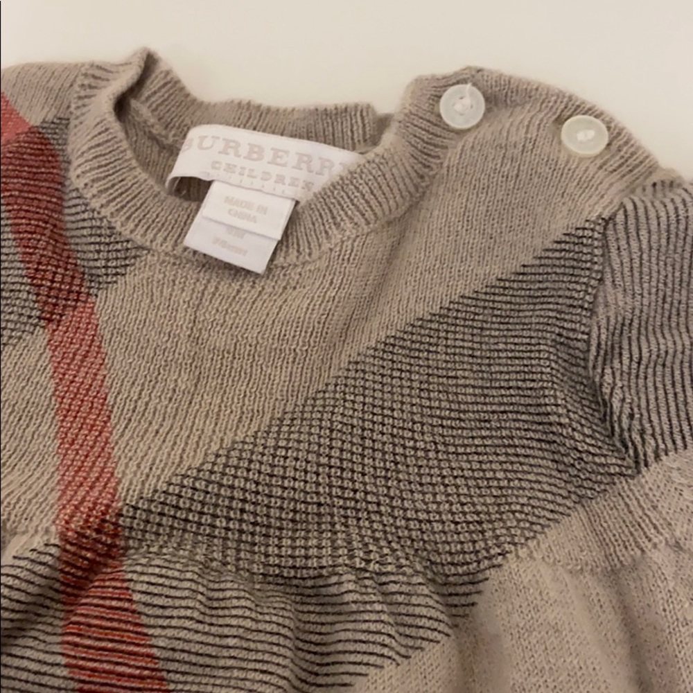 Burberry Children’s Long sleeve Cashmere Dress